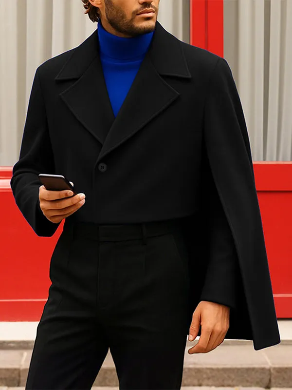 Men's Single Shoulder Drape Cropped Long Sleeve Casual Blazer SKUL28428 sold by Incerunmen product image thumbnail 3