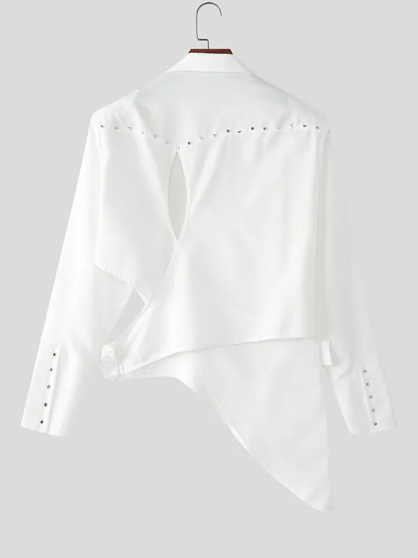 Men's Irregular Hollow Out Casual Long Sleeve Blazer SKUL22299 sold by Incerunmen product image thumbnail 5