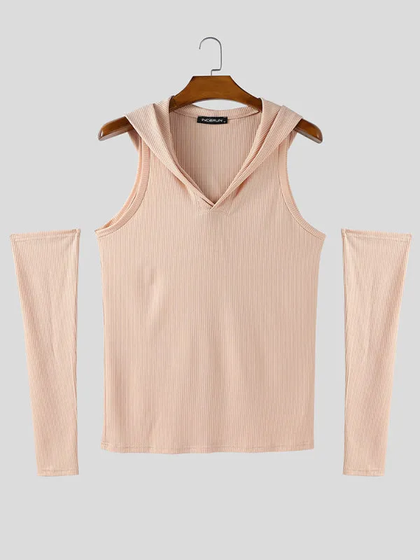 Men's Stripe Pullover Casual T-Shirt SKUL28139 sold by Incerunmen product image thumbnail 4