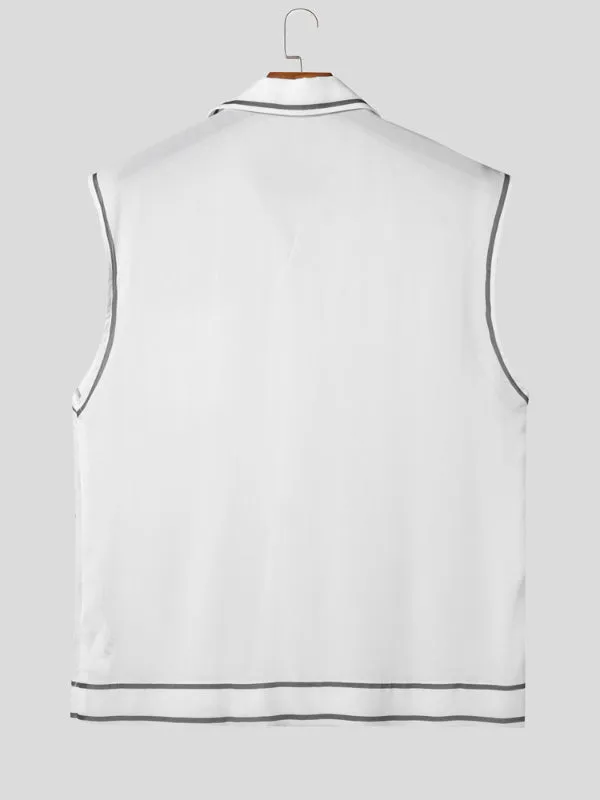 Men's Outline Sheer Sleeveless Shirt SKUL17954 sold by Incerunmen product image thumbnail 5