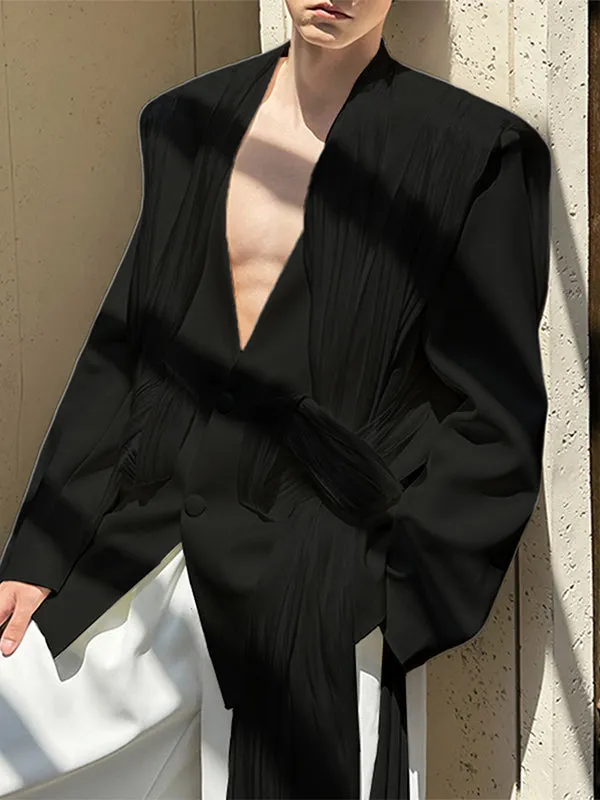 Men's Shiny Casual Long Sleeve Blazer SKUL25103 sold by Incerunmen product image thumbnail 2