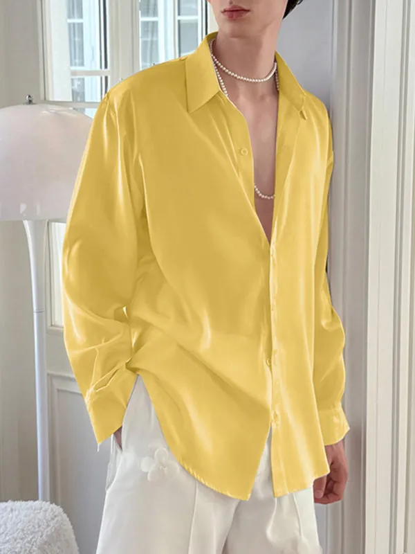 Men's Back Sheer Mesh Patchwork Long Sleeve Shirt SKUL27369 sold by Incerunmen product image thumbnail 5