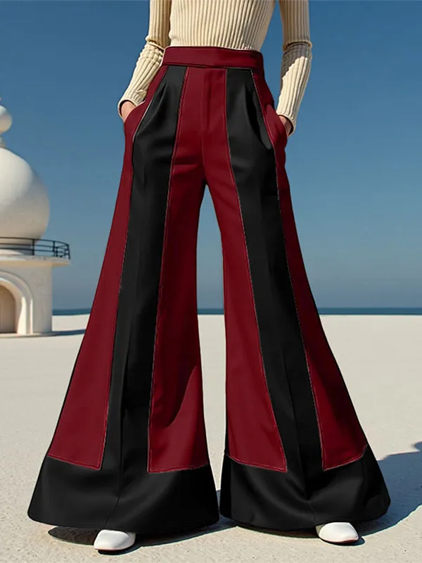 Men's Colorblock Flared Casual Pant SKUL25978 sold by Incerunmen product image thumbnail 3