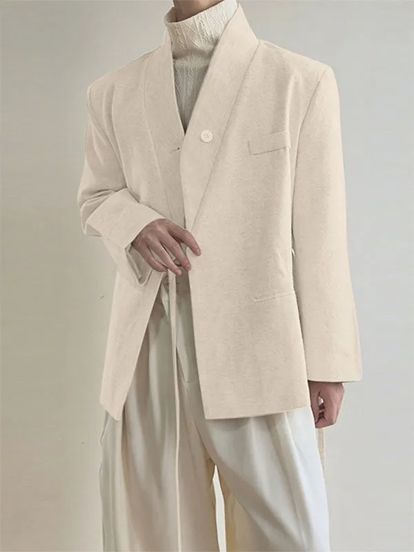 Men's Solid Color Tie Casual Long Sleeve Blazer SKUL27434 sold by Incerunmen product image thumbnail 4