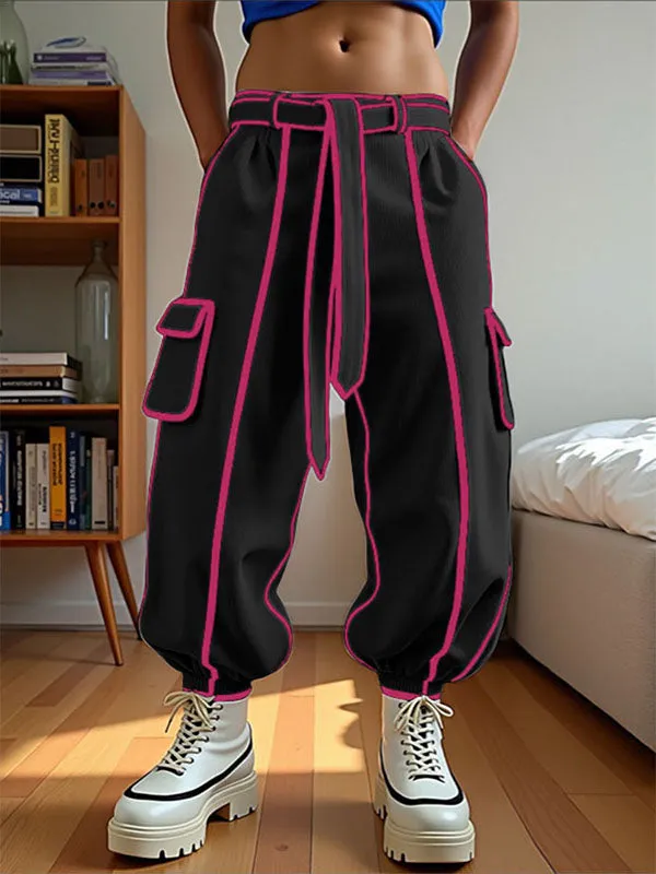 Men's Bold Stripe Colorblock Corduroy Pant SKUL24231 sold by Incerunmen product image thumbnail 3