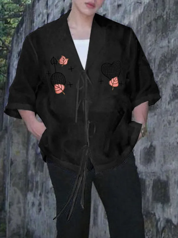 Men's Sheer Mesh Embroidered Short Sleeve Shirt SKUL22283 sold by Incerunmen