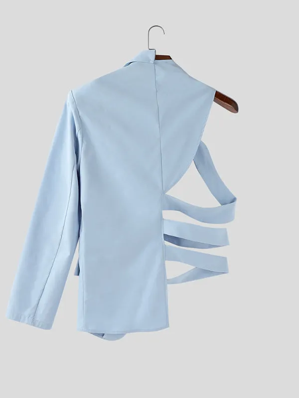 Men's Hollow One Shoulder Casual Blazer SKUL27362 sold by Incerunmen product image thumbnail 5