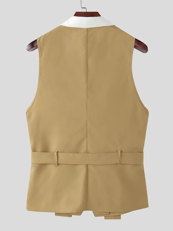 Men's Colorblock Casual Sleeveless Shirt SKUL21127 sold by Incerunmen product image thumbnail 5