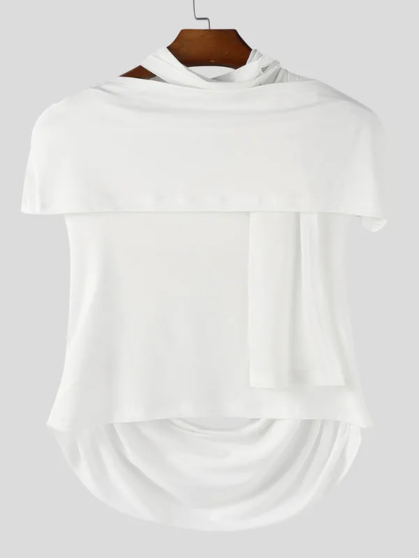 Men's Sheer Mesh Patchwork Hollow Sleeveless T-Shirt SKUL15199 sold by Incerunmen product image thumbnail 5