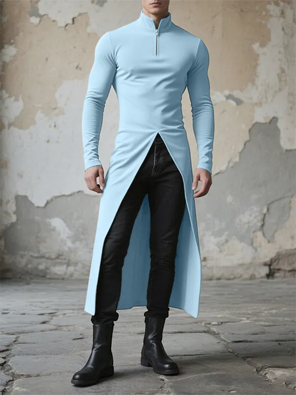 Men's Solid Texture Slim Fit Long Sleeve T-Shirt SKUL25114 sold by Incerunmen