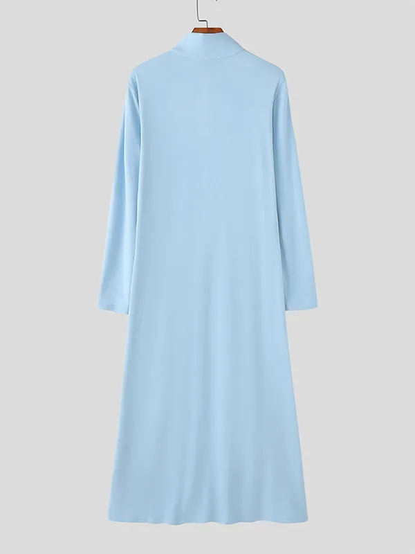 Men's Solid Texture Slim Fit Long Sleeve T-Shirt SKUL25114 sold by Incerunmen product image thumbnail 5