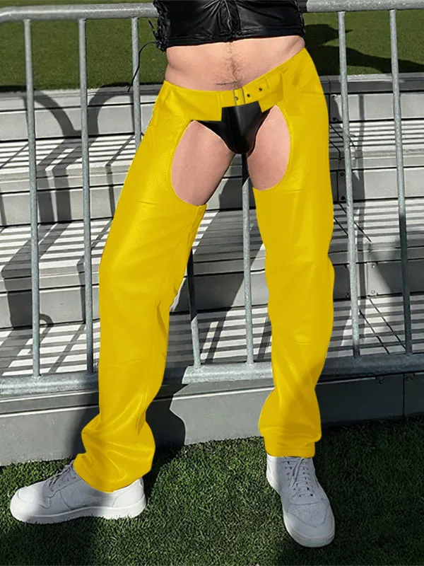 Men's Solid Color Hollow Casual Pant SKUL23768 sold by Incerunmen product image thumbnail 3