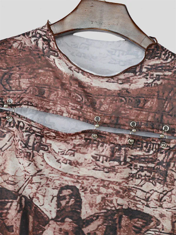 Men's Abstract Print Cropped Tank SKUL15373 sold by Incerunmen product image thumbnail 4