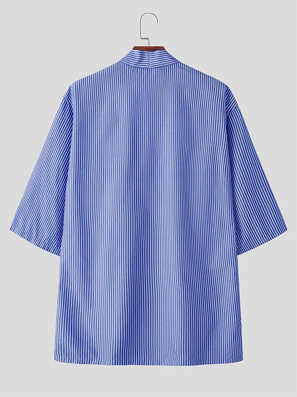 Men's Striped Casual Long Sleeve Cardigan SKUL24194 sold by Incerunmen product image thumbnail 5