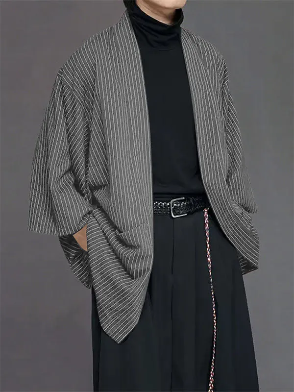 Men's Striped Casual Long Sleeve Cardigan SKUL24194 sold by Incerunmen