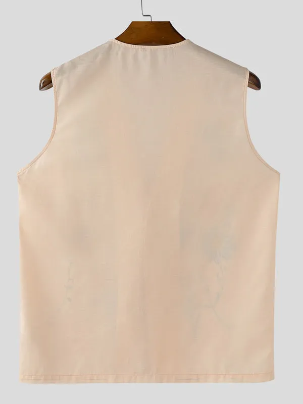 Men's Floral Print Casual Waistcoat SKUL20232 sold by Incerunmen product image thumbnail 5