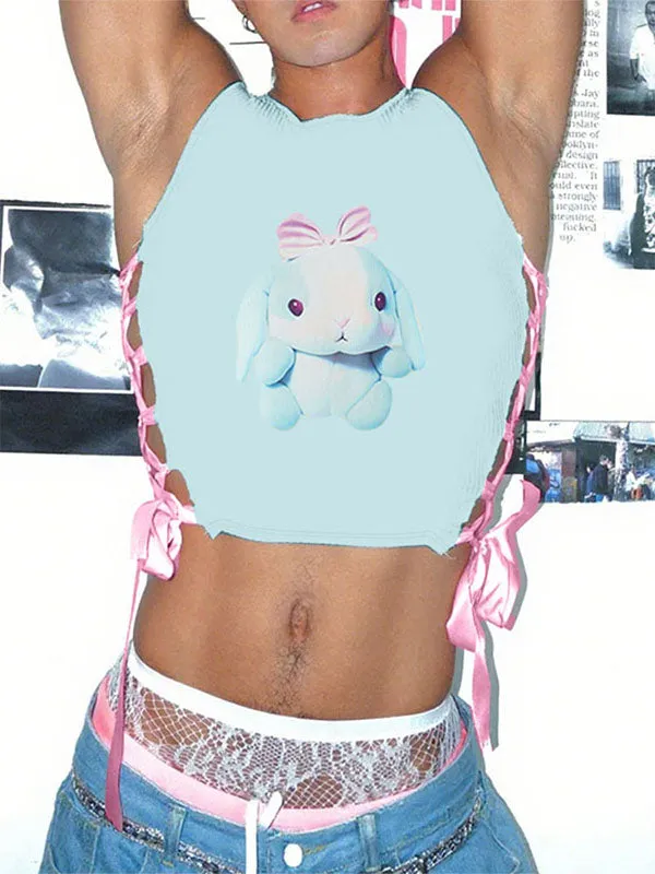 Men's Cartoon Print Cropped Tank SKUL20263 sold by Incerunmen product image thumbnail 5