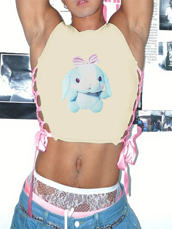 Men's Cartoon Print Cropped Tank SKUL20263 sold by Incerunmen product image thumbnail 3