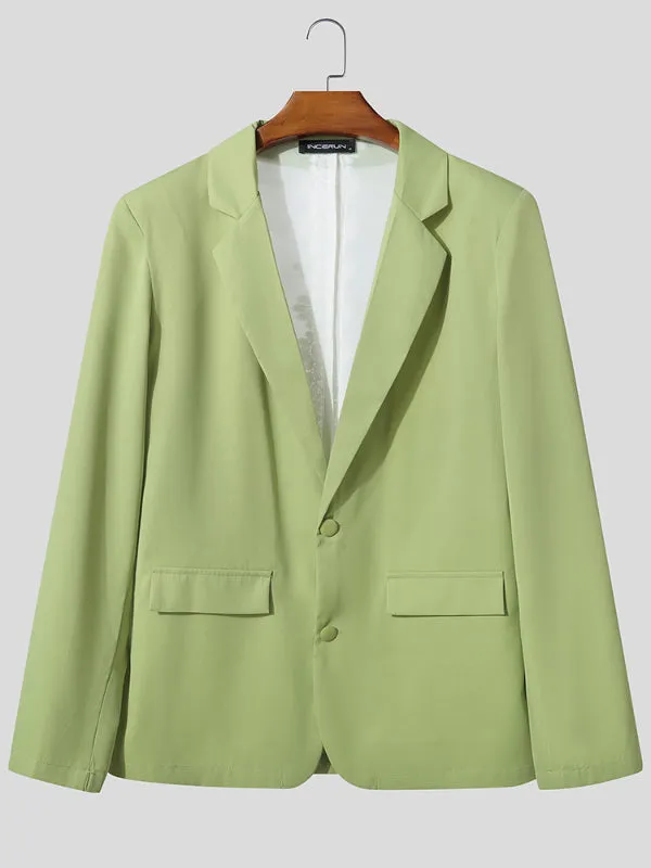 Men's Lace Patchwork Backless Long Sleeve Blazer SKUL24944 sold by Incerunmen product image thumbnail 4