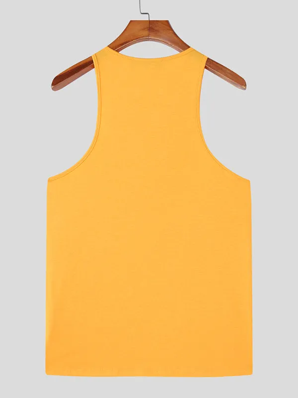 Men's Solid Color Slim Fit Casual Tank SKUL22111 sold by Incerunmen product image thumbnail 5