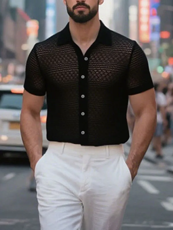 Men's Solid Texture Casual Tank SKUL20291 sold by Incerunmen