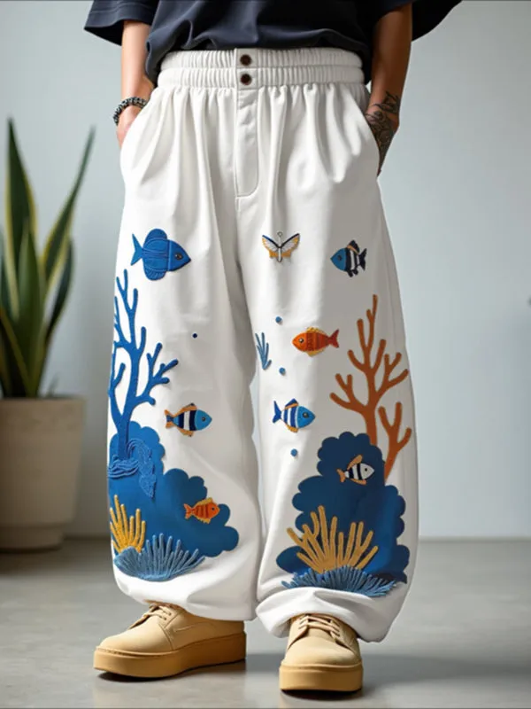 Men's Sheer Mesh Color Block Casual Pant SKUL20244 sold by Incerunmen