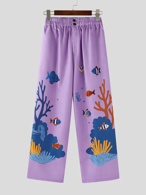 Men's Sheer Mesh Color Block Casual Pant SKUL20244 sold by Incerunmen product image thumbnail 4