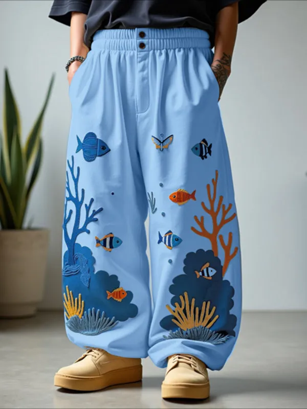 Men's Sheer Mesh Color Block Casual Pant SKUL20244 sold by Incerunmen product image thumbnail 2