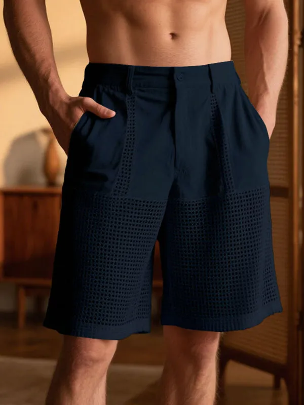 Men's Sheer Mesh Color Block Casual Short SKUL23592 sold by Incerunmen product image thumbnail 3