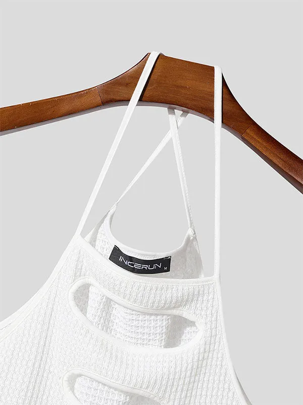 Men's Solid Color Cutout Casual Tank SKUL15381 sold by Incerunmen product image thumbnail 5