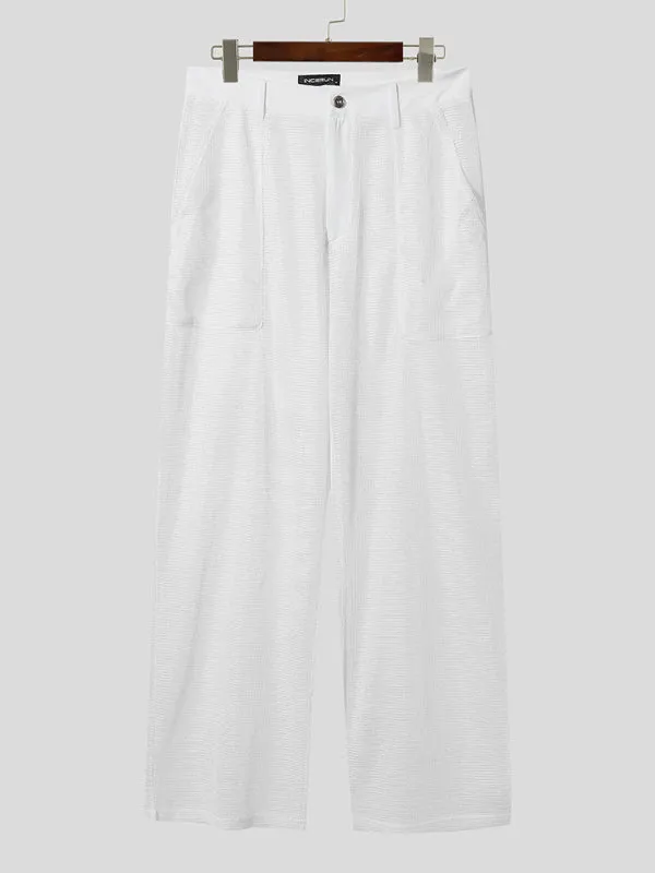 Men's Solid Color Sheer Mesh Casual Pant SKUL22240 sold by Incerunmen product image thumbnail 3