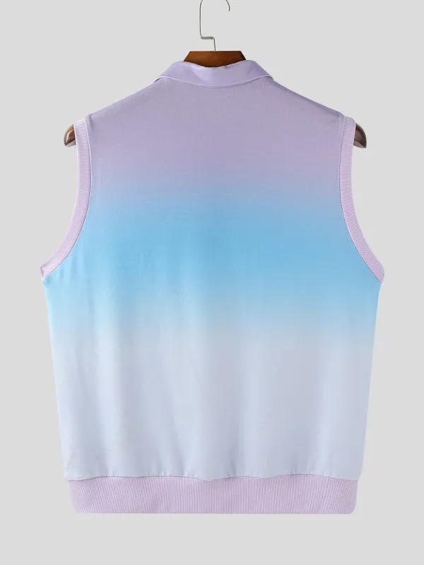 Men's Gradient Color Casual Tank SKUL17880 sold by Incerunmen product image thumbnail 5