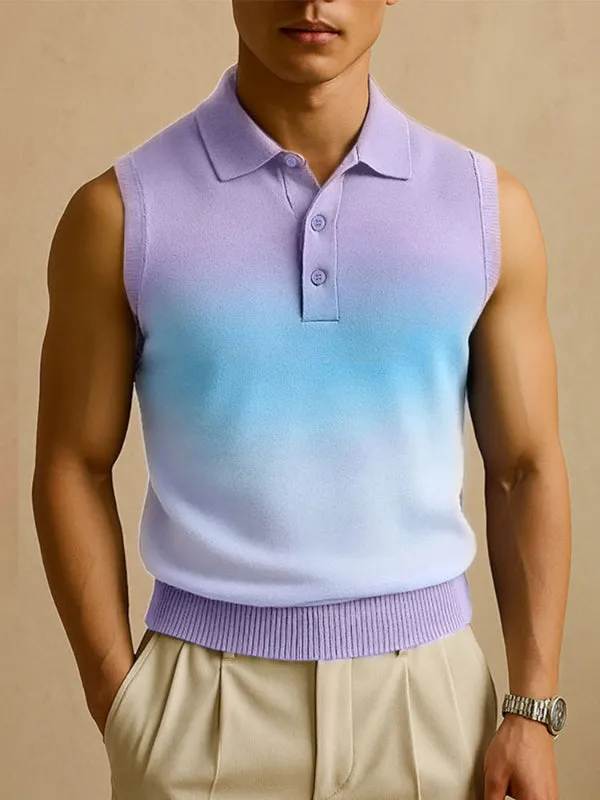 Men's Gradient Color Casual Tank SKUL17880 sold by Incerunmen product image thumbnail 2