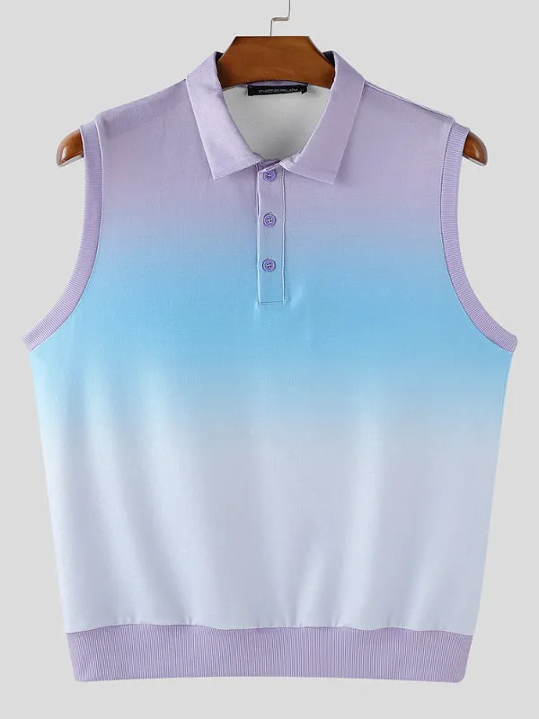 Men's Gradient Color Casual Tank SKUL17880 sold by Incerunmen product image thumbnail 4