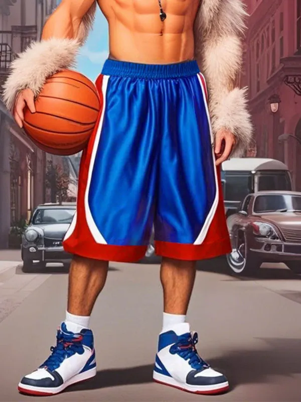 Men's Color Block Casual Pant SKUL20209 sold by Incerunmen