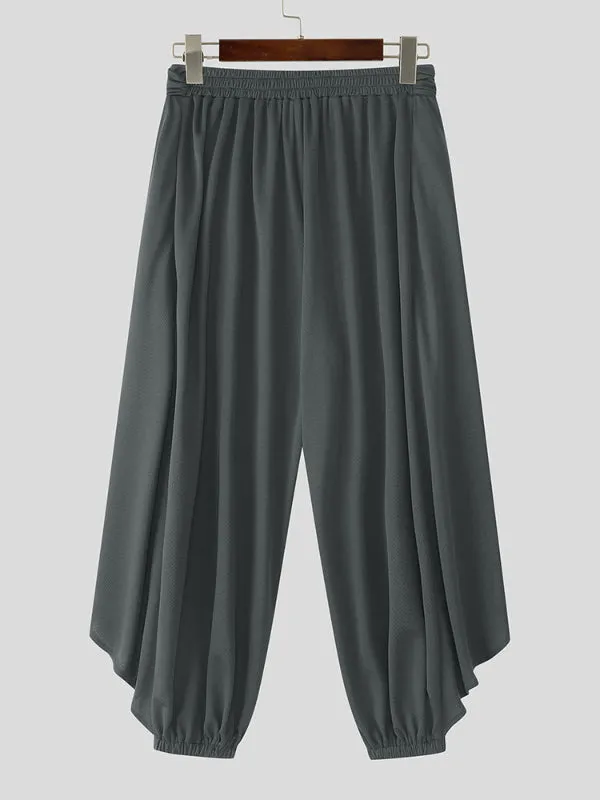 Men's Solid Color Layered Casual Pant SKUL17942 sold by Incerunmen product image thumbnail 5