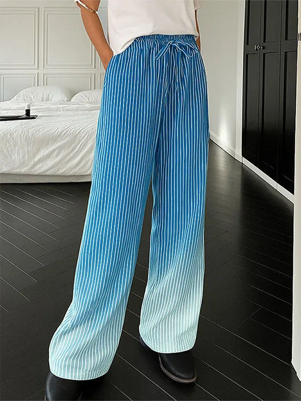 Men's Striped Gradient Casual Pant SKUL17016 sold by Incerunmen