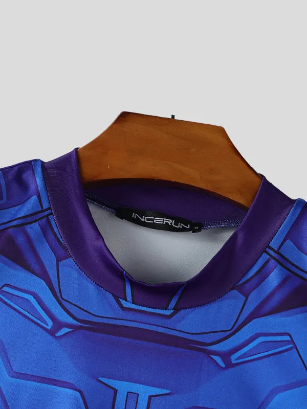 Mens Mecha Print Graphic Casual Tank SKUL18979 sold by Incerunmen product image thumbnail 4