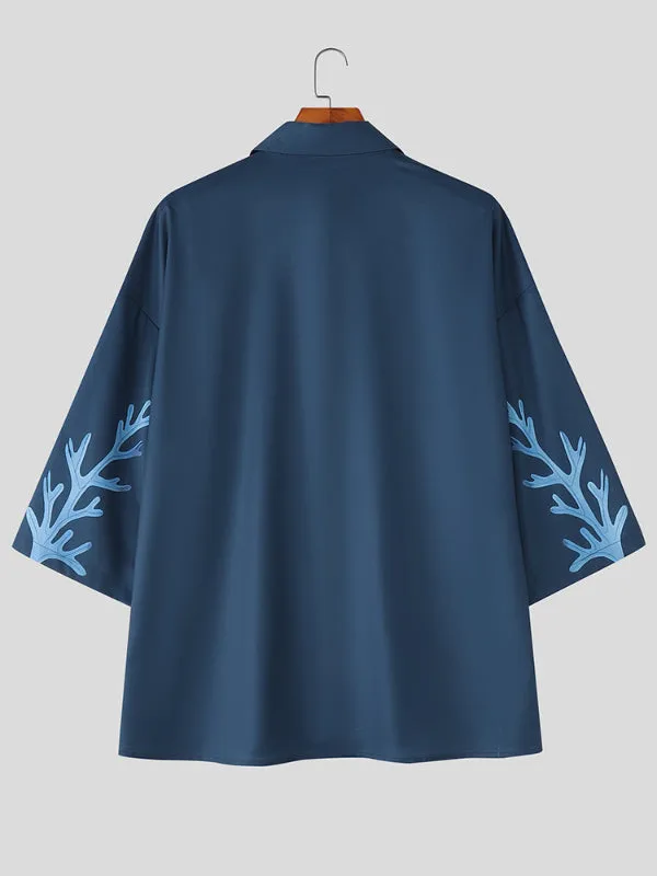 Mens Underwater World Print Short-Sleeve Shirt SKUL20188 sold by Incerunmen product image thumbnail 5