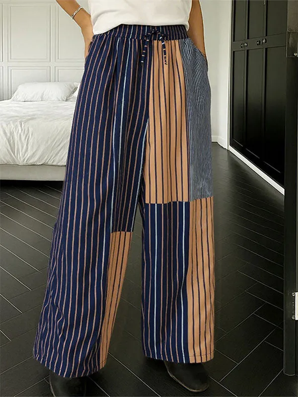 Mens Striped Color-Block Casual Pant SKUL17021 sold by Incerunmen