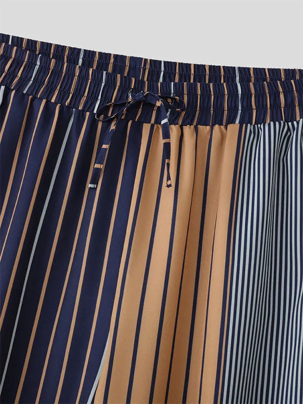 Mens Striped Color-Block Casual Pant SKUL17021 sold by Incerunmen product image thumbnail 5