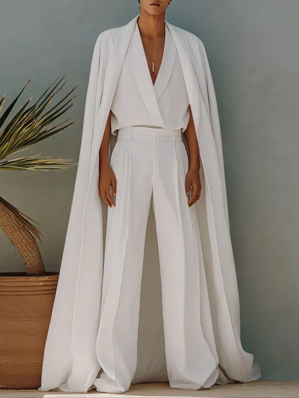 Mens Long Hem Cape Patchwork Short Sleeve Shirt SKUL24603 sold by Incerunmen