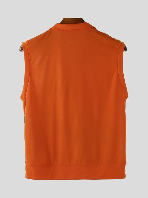 Mens Contrast Color Print Casual Tank SKUL16995 sold by Incerunmen product image thumbnail 5