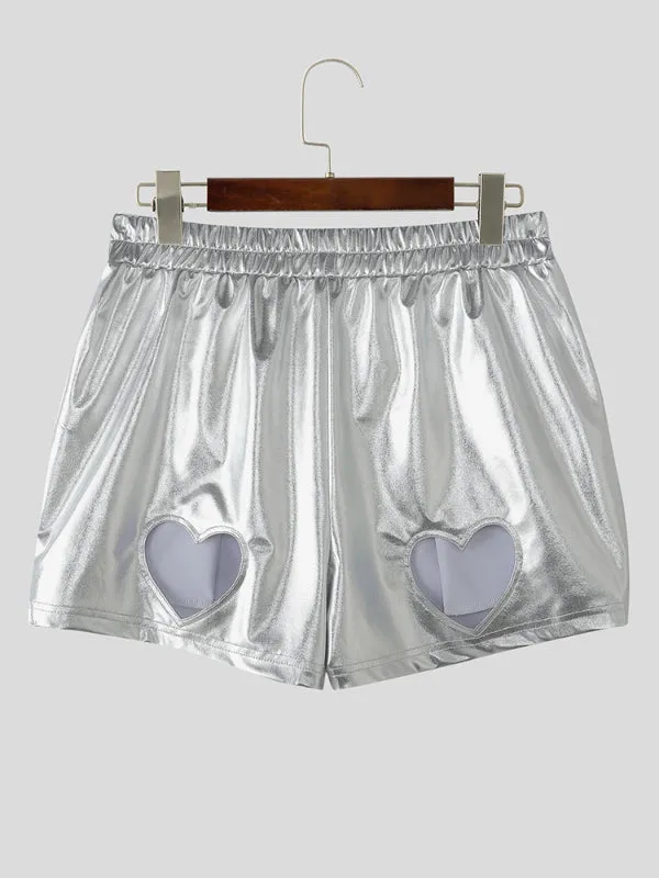 Mens Heart Cut-Out Glitter Casual Short SKUL18893 sold by Incerunmen product image thumbnail 5