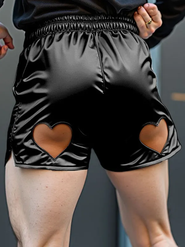 Mens Heart Cut-Out Glitter Casual Short SKUL18893 sold by Incerunmen product image thumbnail 2