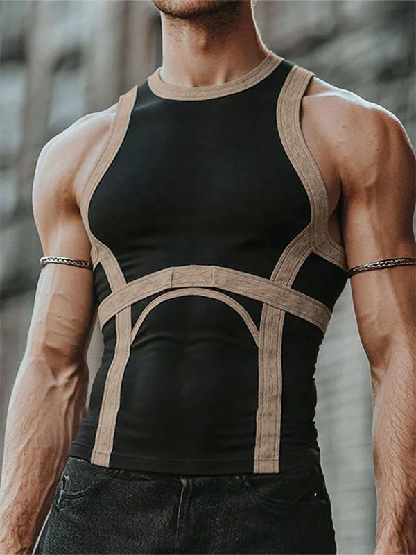 Mens Contrast Color Slim Fit Casual Tank SKUL14006 sold by Incerunmen product image thumbnail 3