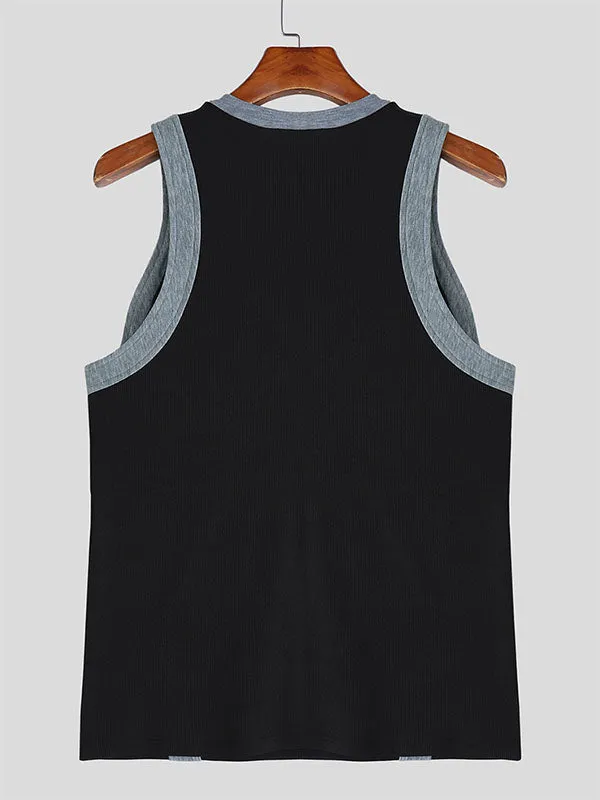 Mens Contrast Color Slim Fit Casual Tank SKUL14006 sold by Incerunmen product image thumbnail 5