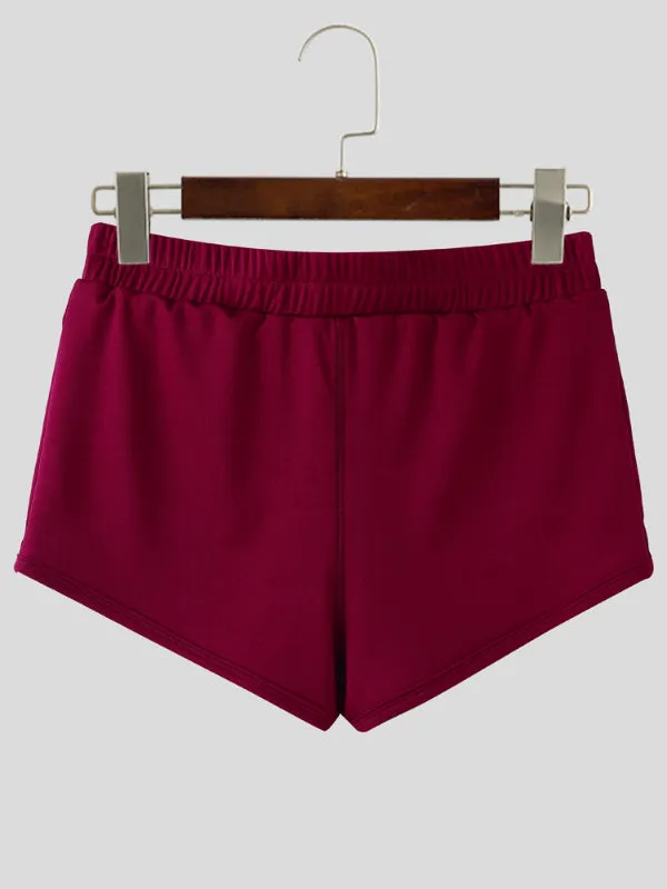 Mens Solid Color Heart Cut-Out Casual Short SKUL18886 sold by Incerunmen product image thumbnail 5