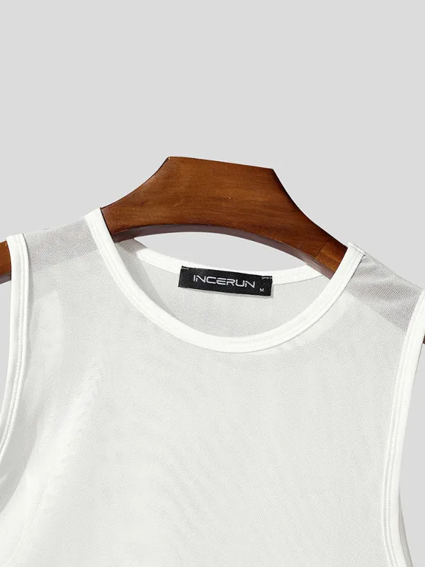 Mens Sheer Mesh Casual Tank SKUL15374 sold by Incerunmen product image thumbnail 5