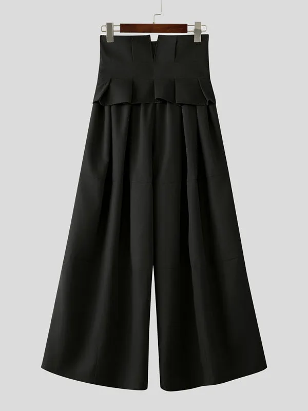 Mens Solid Color High-Waisted Casual Pant SKUL15378 sold by Incerunmen product image thumbnail 3